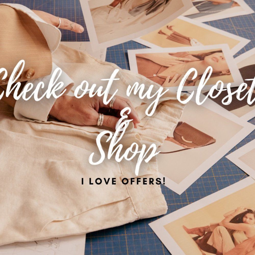 Check out my closet and Shop!